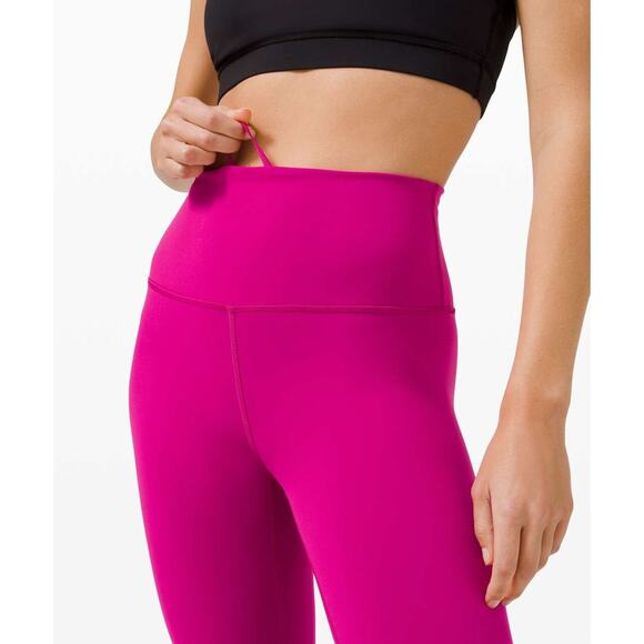 Lululemon Wunder Train High-Rise Tight 25" Ripened Raspberry Pink Women's Size 4 - Picture 7 of 16